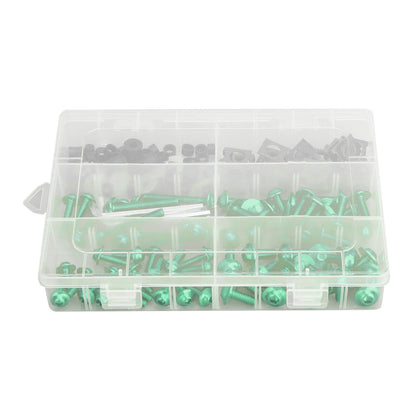 177 x Green Fairing Bolts M5/M6 for Motorcycle F3