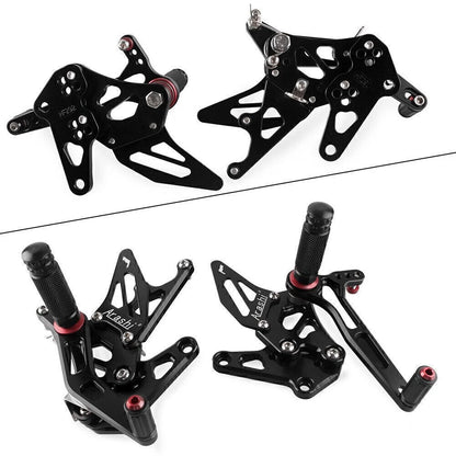 2 x CNC Rear Set Footrest Pegs for Suzuki Hayabusa GSX1300R (1999-2020)