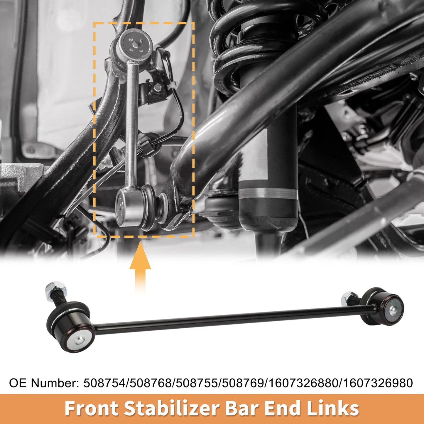 Front Stabiliser Sway Bar Links for Peugeot 301 (2014-2020)