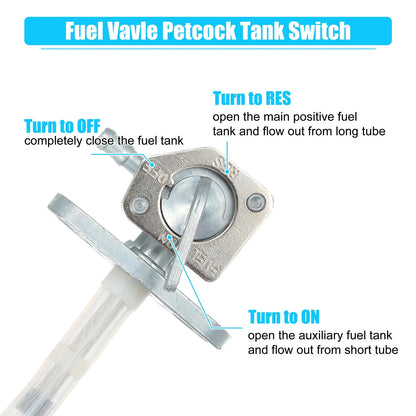 Motorcycle Fuel Valve Petcock Gas Tank Switch for Honda CRF50F (2004–2014)