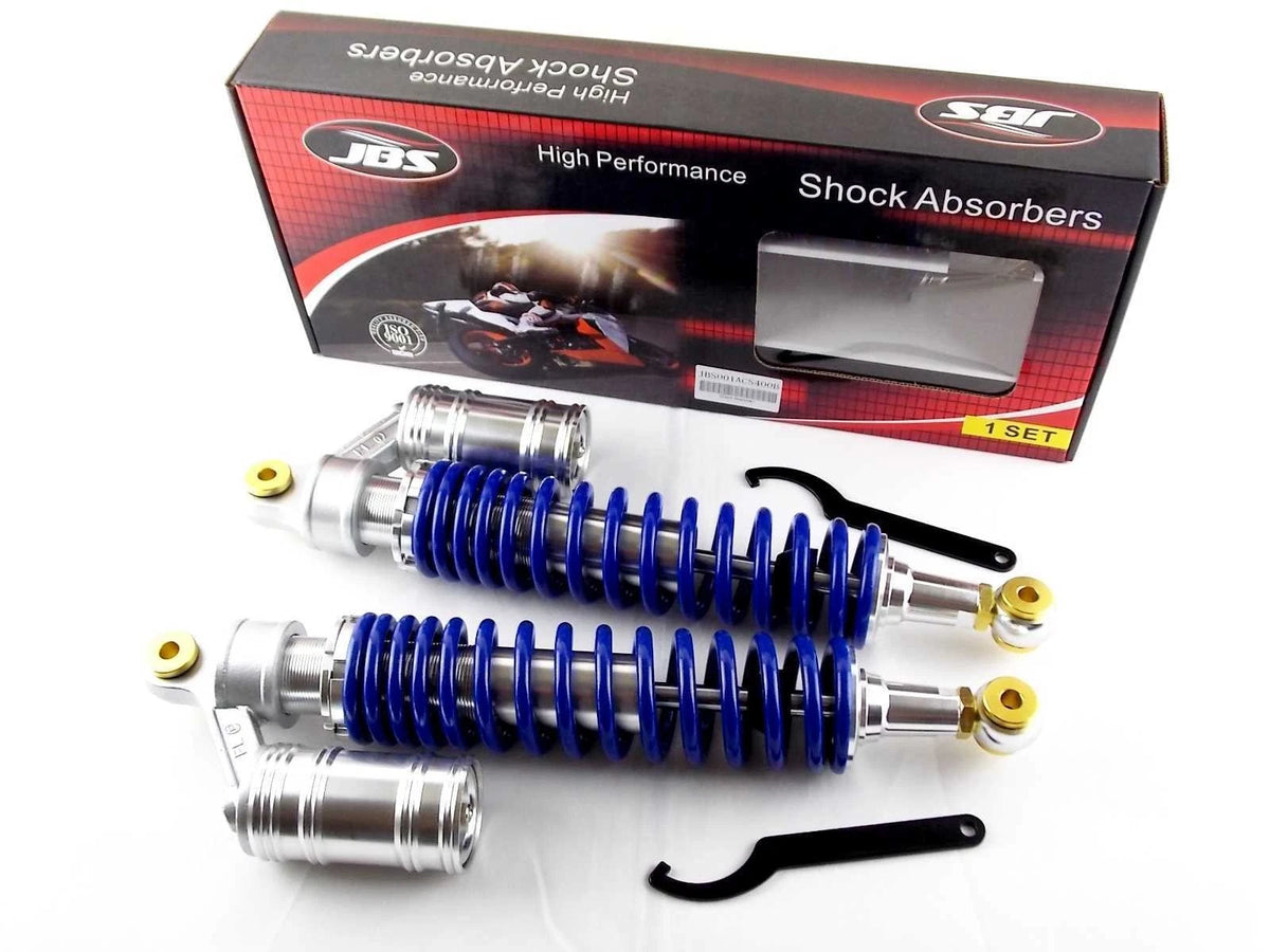 400mm JBS Front Air Nitrogen Cell Shock Absorbers for Yamaha YFZ450 (2004-2023)