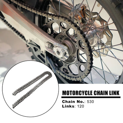 Chain / 120 Link / Non O-Ring Chain for Motorcycle ATV Dirt Bike