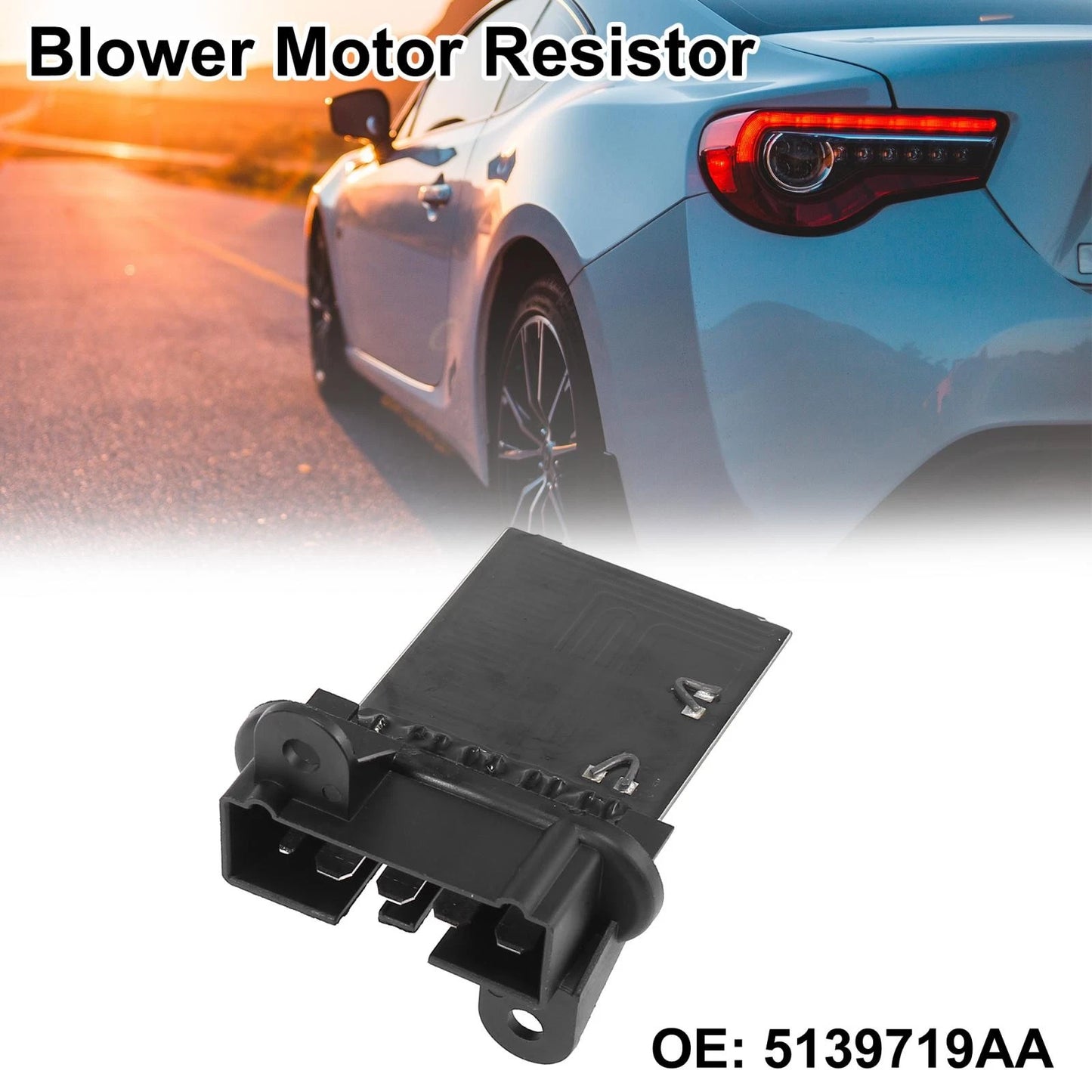 Fan Blower Motor Module Resistor for Jeep Wrangler Liberty (2002-2006)