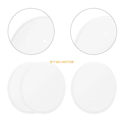 White Number Plate for Honda Z50 Z50R Brackets & Plastics (1979–1987)