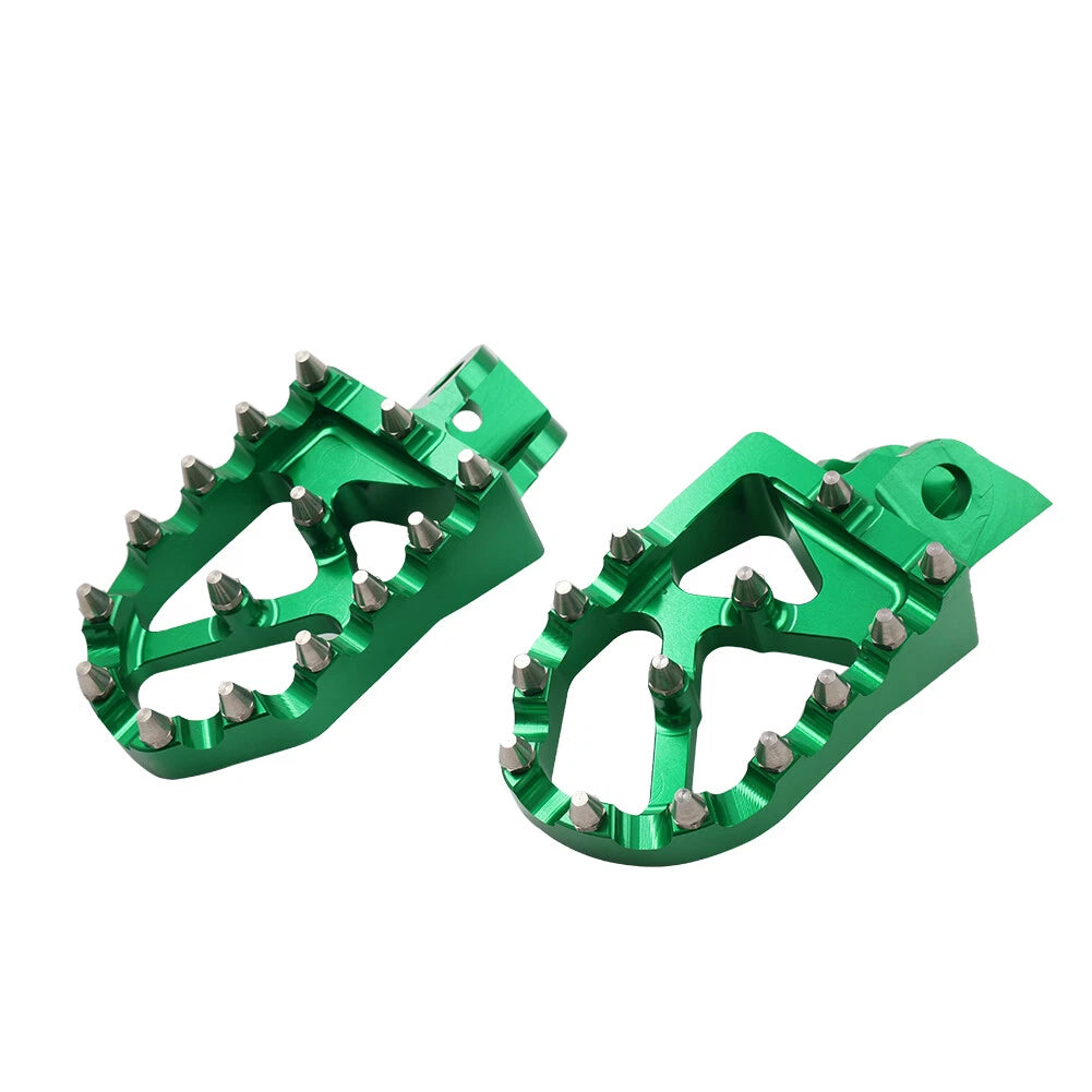 CNC MX Foot Pegs for Kawasaki KX100, KX65 & Suzuki RM100, RM65 (2000-2023)