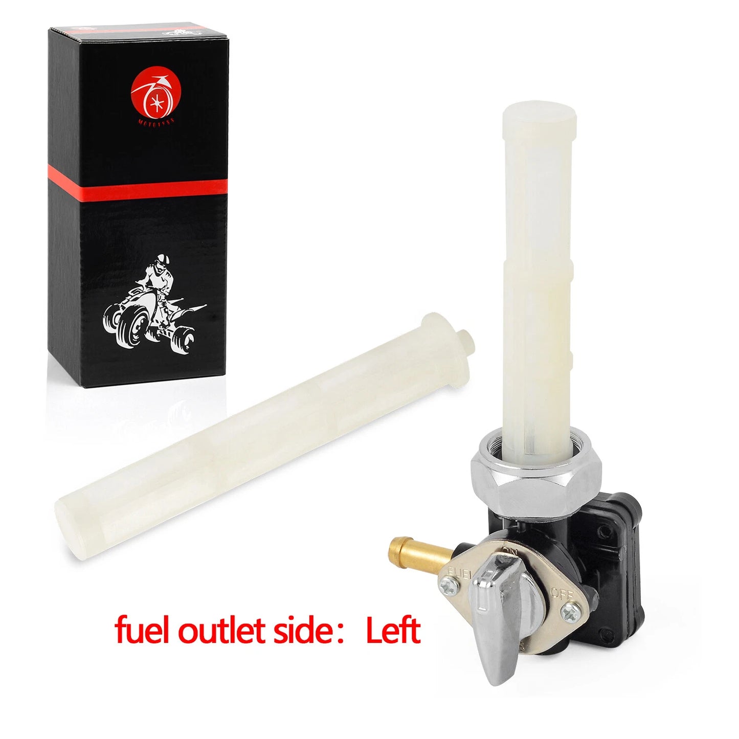 Fuel Valve Petcock VAC 22mm Left Spigot for Sportster 1200 (1988–2013)