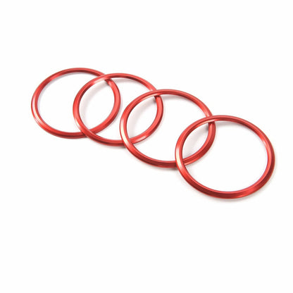 4pcs Car Aluminum AC Air Outlet Vent Cover Ring Trim fit For Chevrolet Camaro