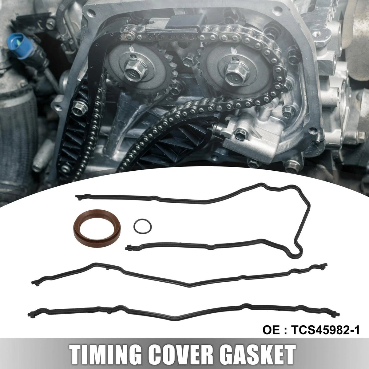 Timing Cover Seal Gaskets for Ford E-150 E-250 F-150 E-350 F53