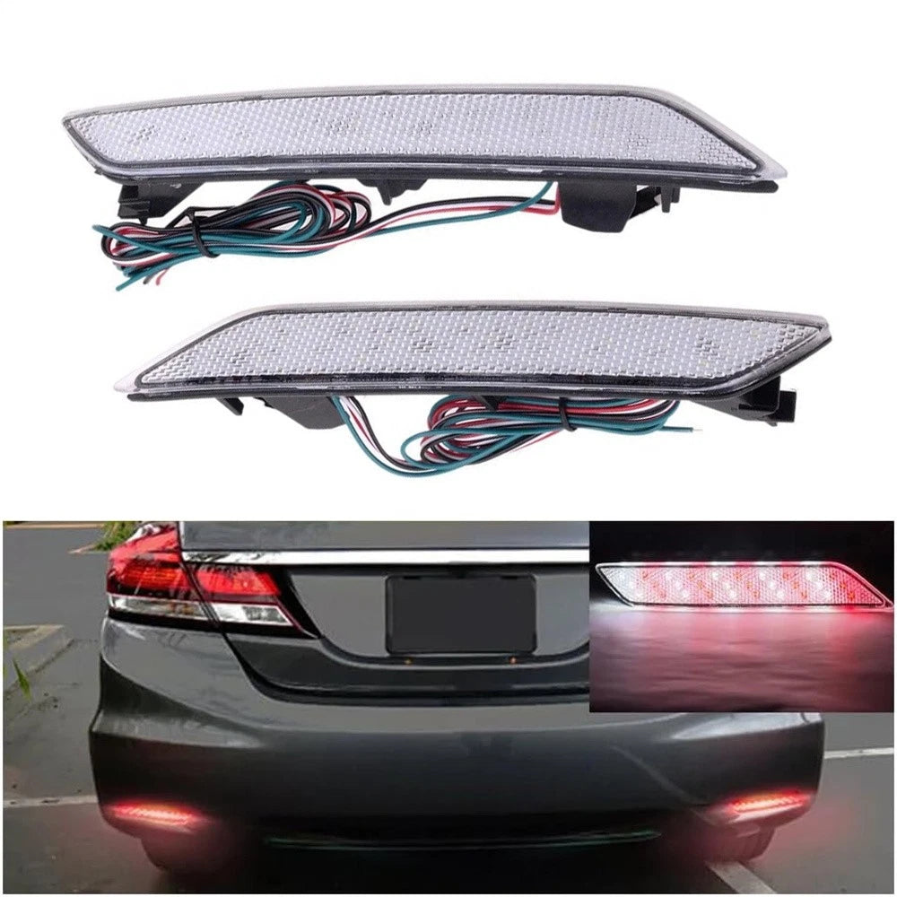 Clear Lens LED Brake Light for Honda Civic (2013-2015)