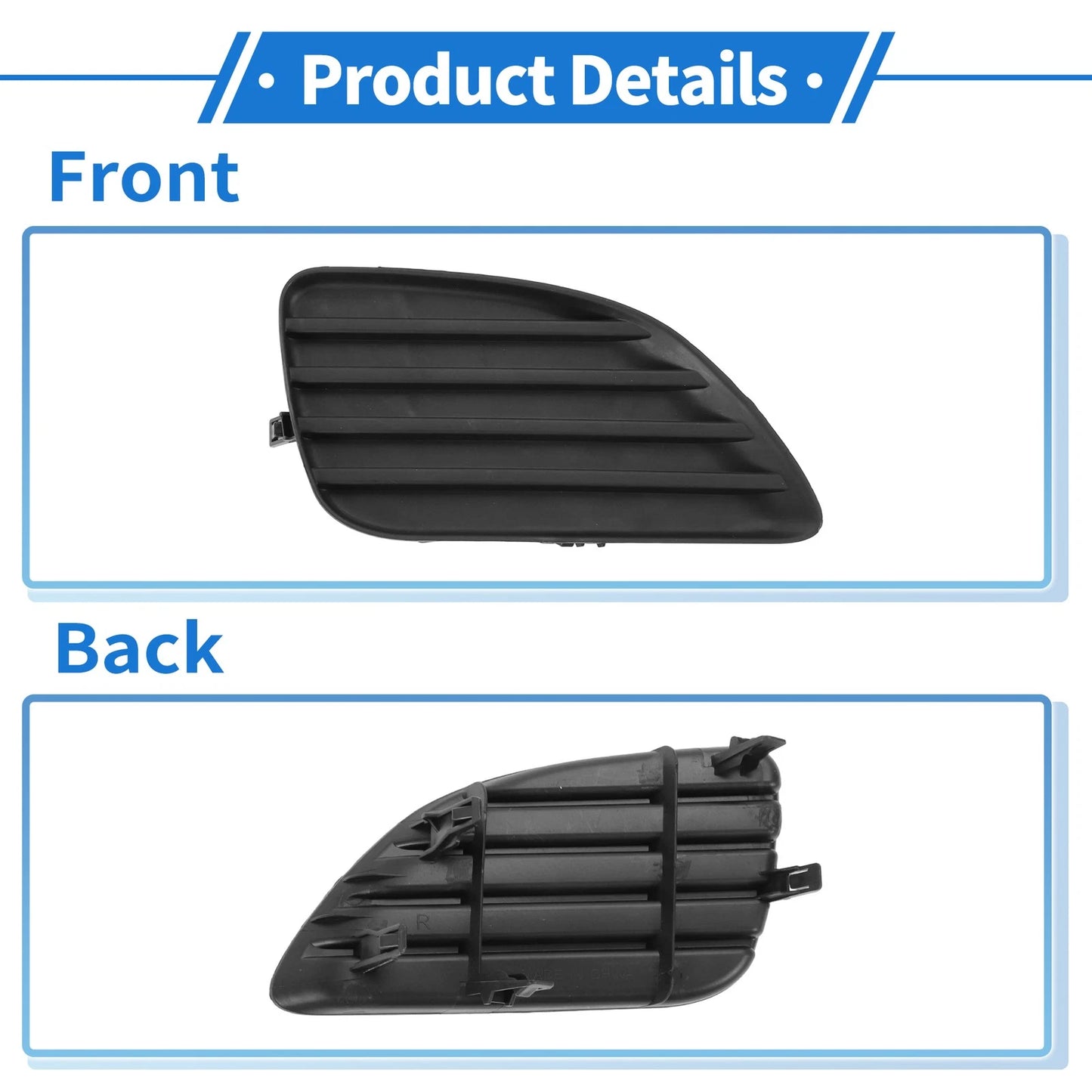 Front Right Fog Light Cover for Toyota Camry (2010-2011)