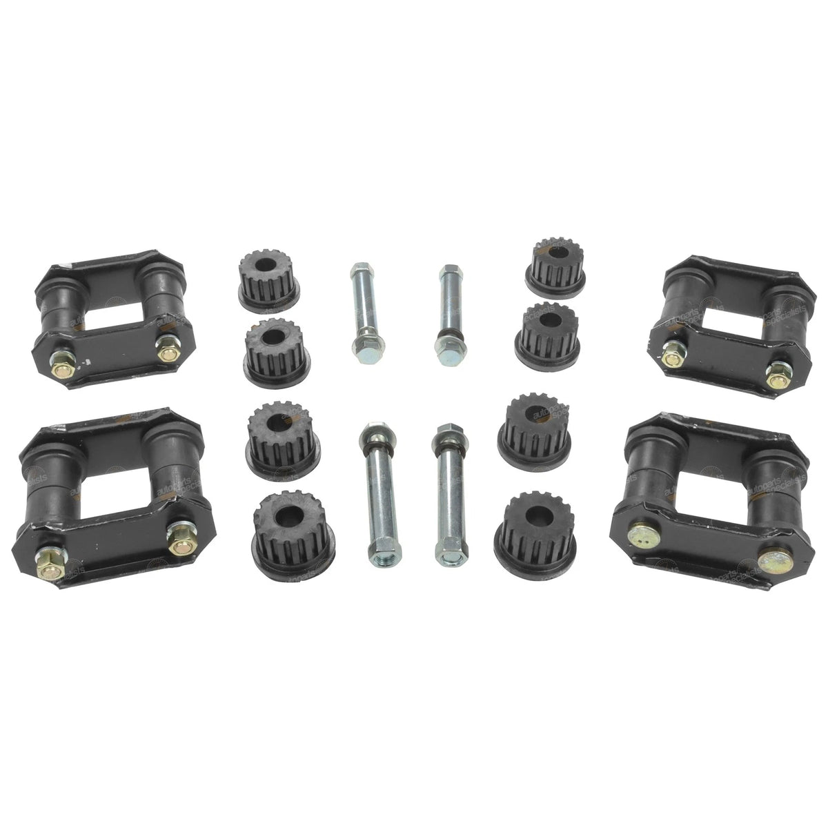 Full Leaf Spring Shackle + Rubber Bush Kit for Sierra LJ/SJ/SJ410/SJ413/MG410
