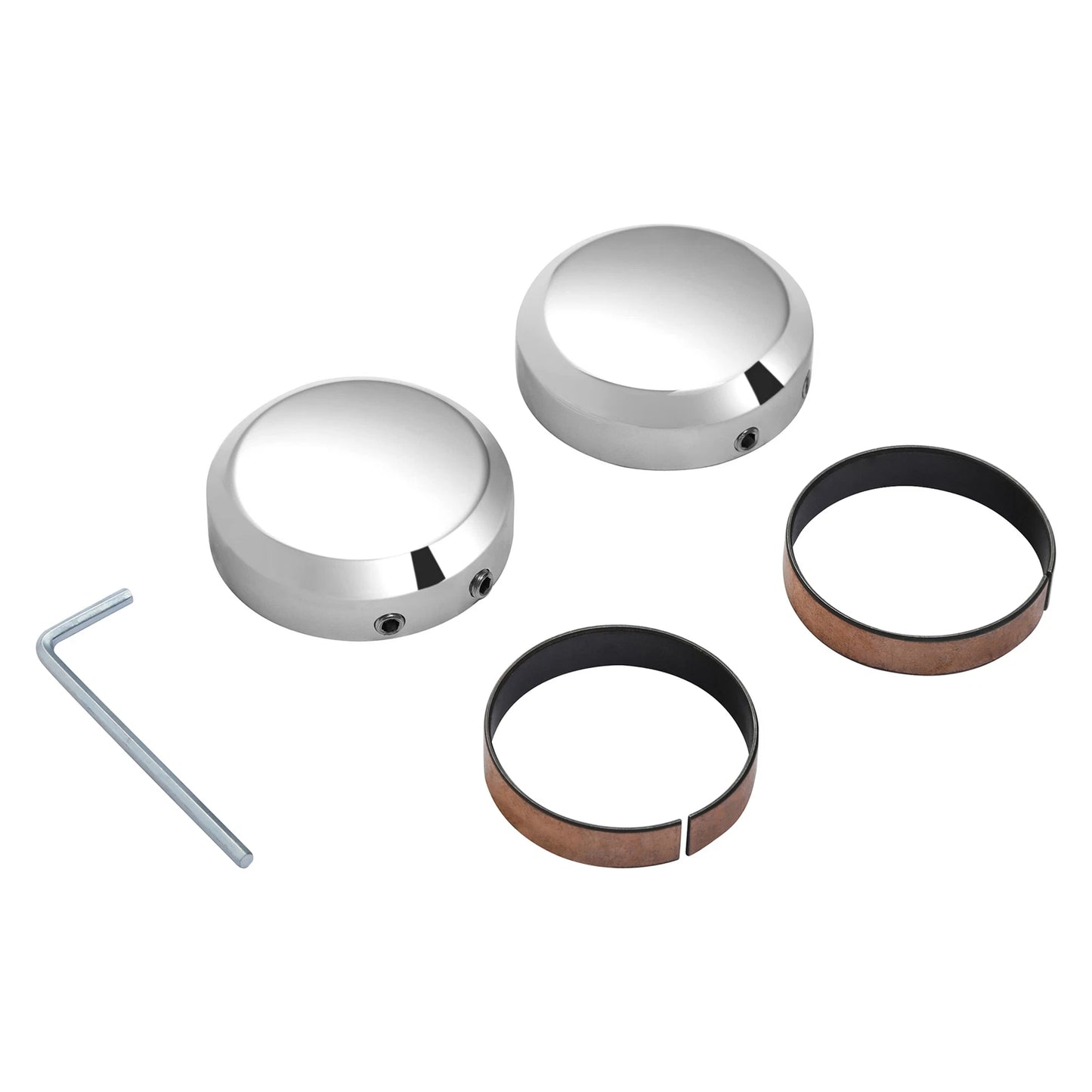Front Fork Stem Upper Nut Covers for Harley Sportster Dyna (2014-2020)