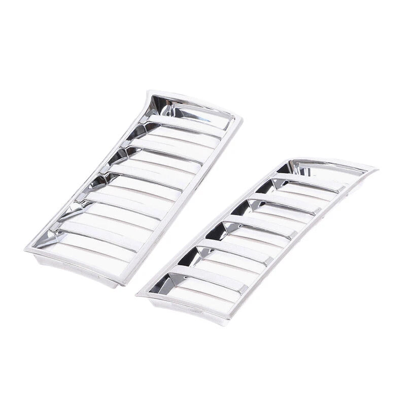 Silver Front Mesh Grill Molding Covers for Toyota Tundra (2022-2023)