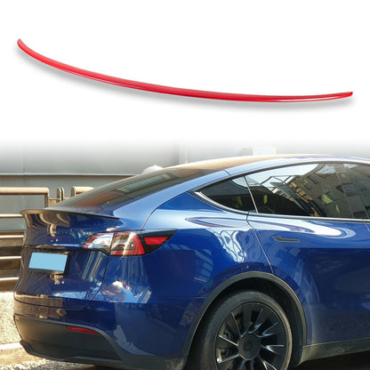 Rear Boot Spoiler for Tesla Model Y (2020-2023) Red Multi-Coat