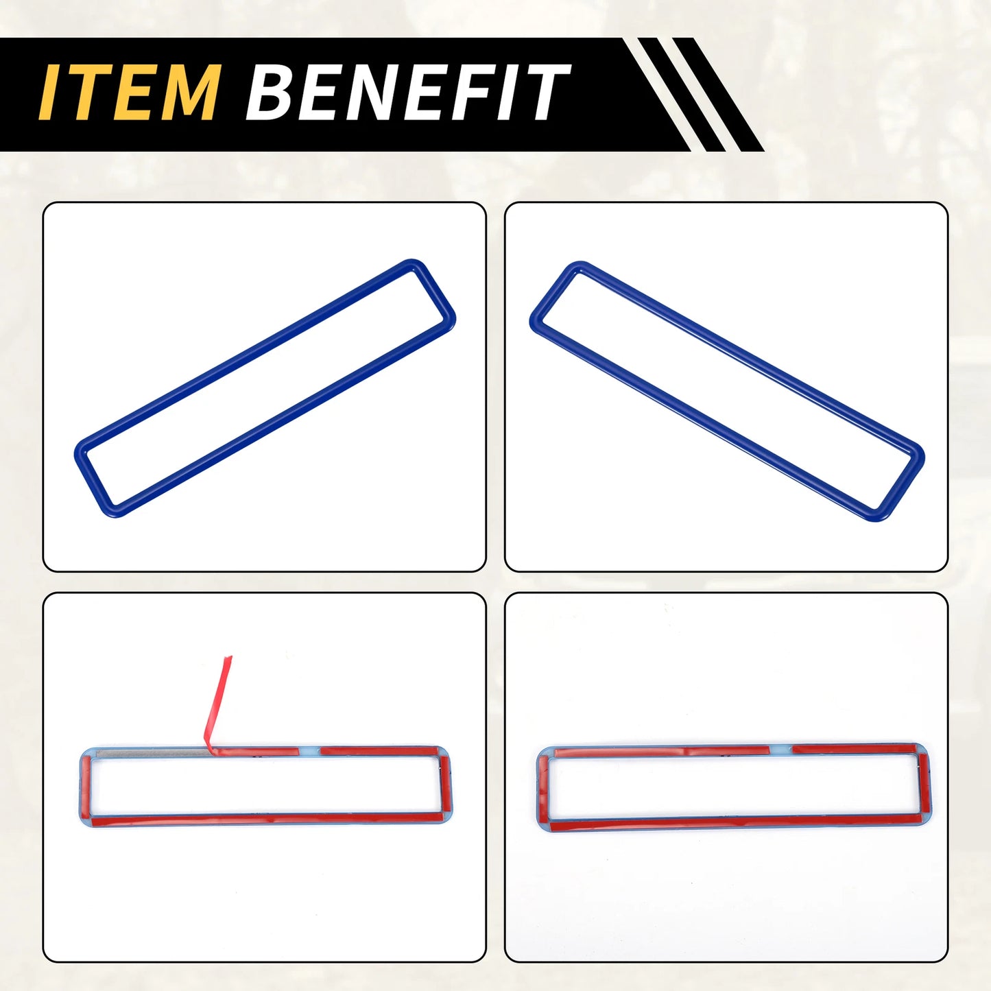 Emergency Light Switch Panel Trim for Jeep Wrangler JK (2011-2017) Blue