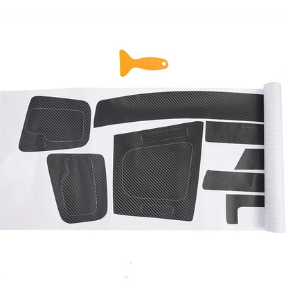 3D Carbon Fiber Interior Dash Wrap Trim Stickers for 3 Series E46 (1998–2005)