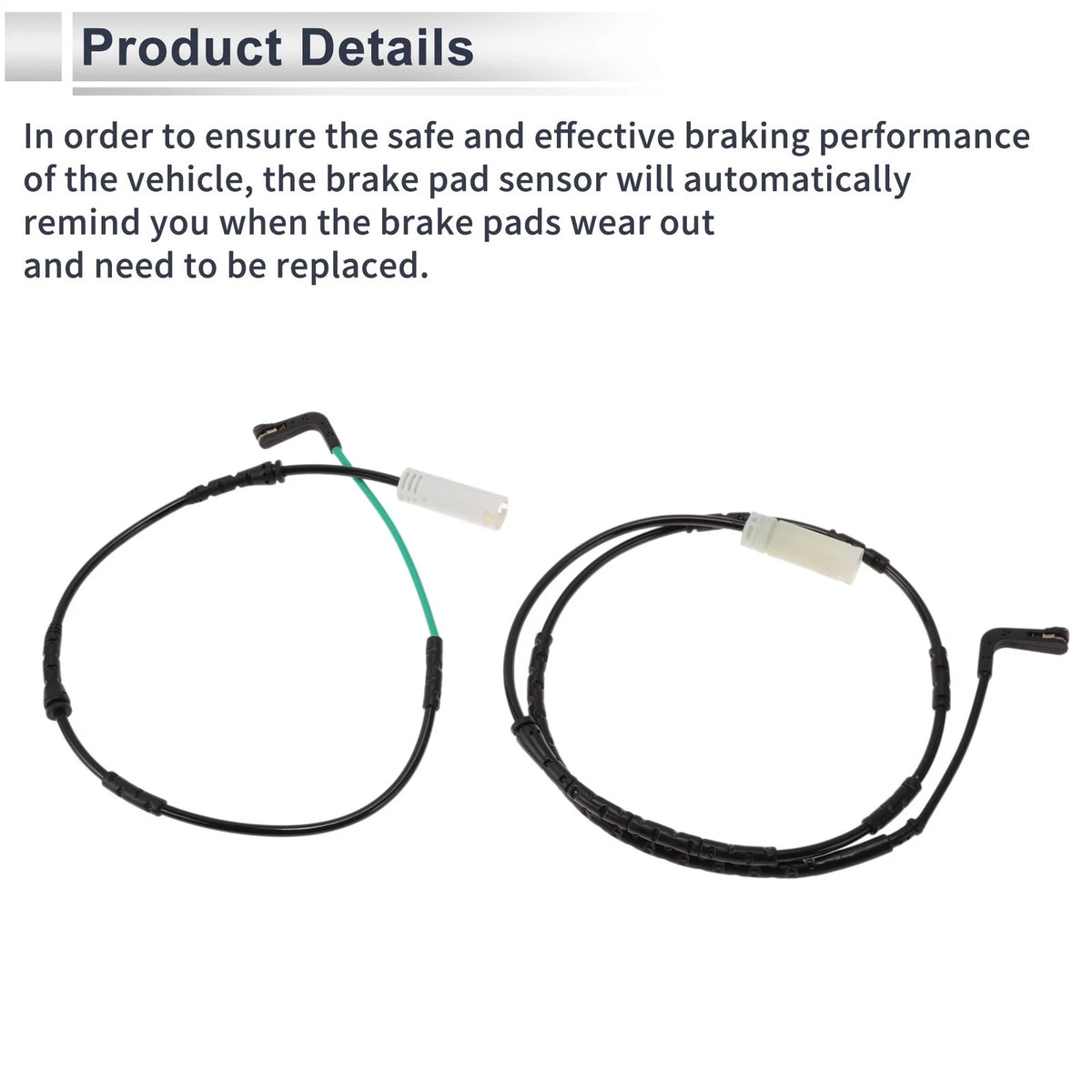 Brake Pad Wear Sensor for BMW 128i 135i 2008-2010 (2 x Sensors)