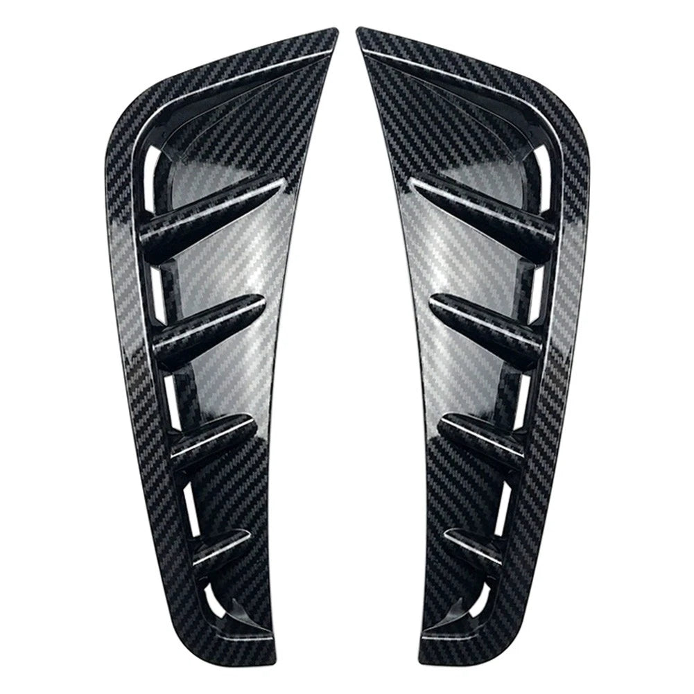 Carbon Front Bumper Spoiler Side Air Intake Cover for Benz C-Class (2019-2021)