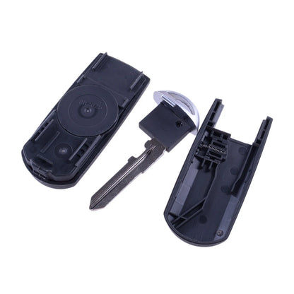 Button Car Flip Key Shell Case for Mazda 3, 6 (2013-2018)