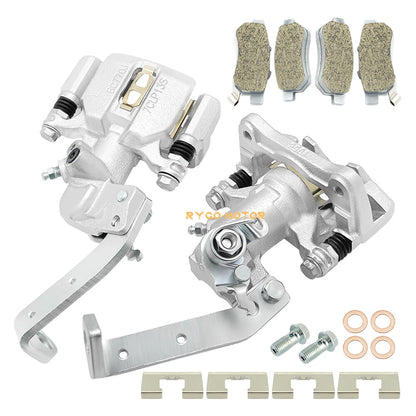 2 x Rear Brake Calipers w/Ceramic Pads for Honda Big Red MUV700 (2009–2013)