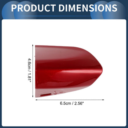 Front Left Door Handle Cover for Ford Mustang (2015-2020) ABS Red 1 Pc