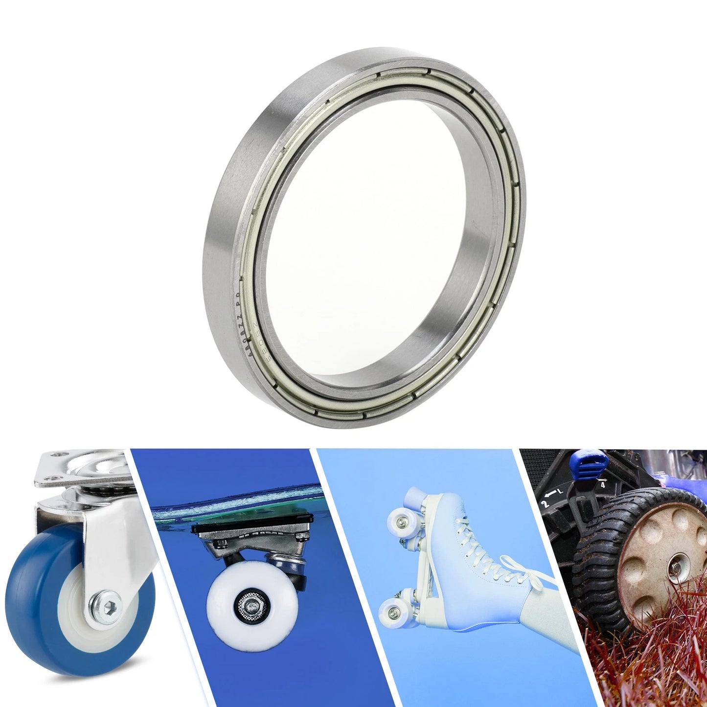6808ZZ 40x52x7mm Deep Groove Ball Bearings 1 Pc for Scooter Skateboard Wheel