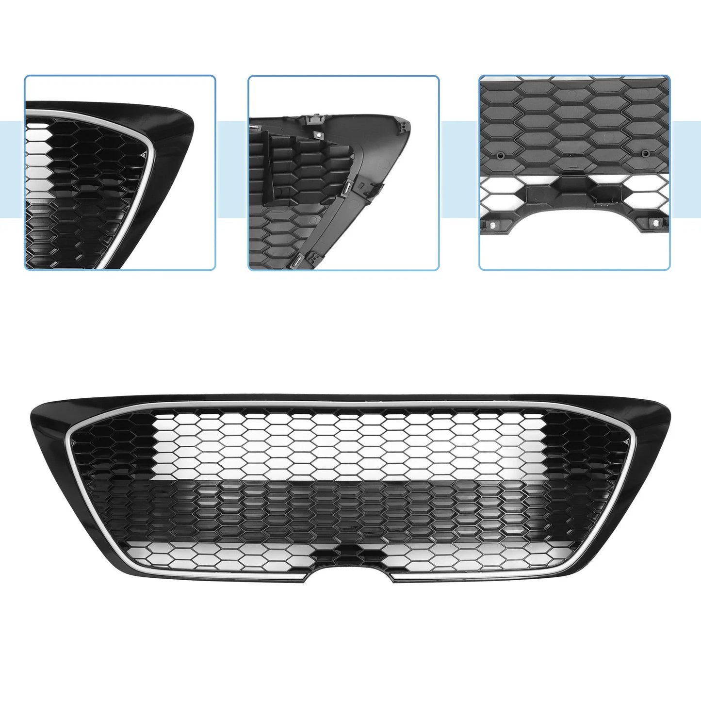 Front Hood Bumper Grille for Toyota Corolla LE (2020-2022)