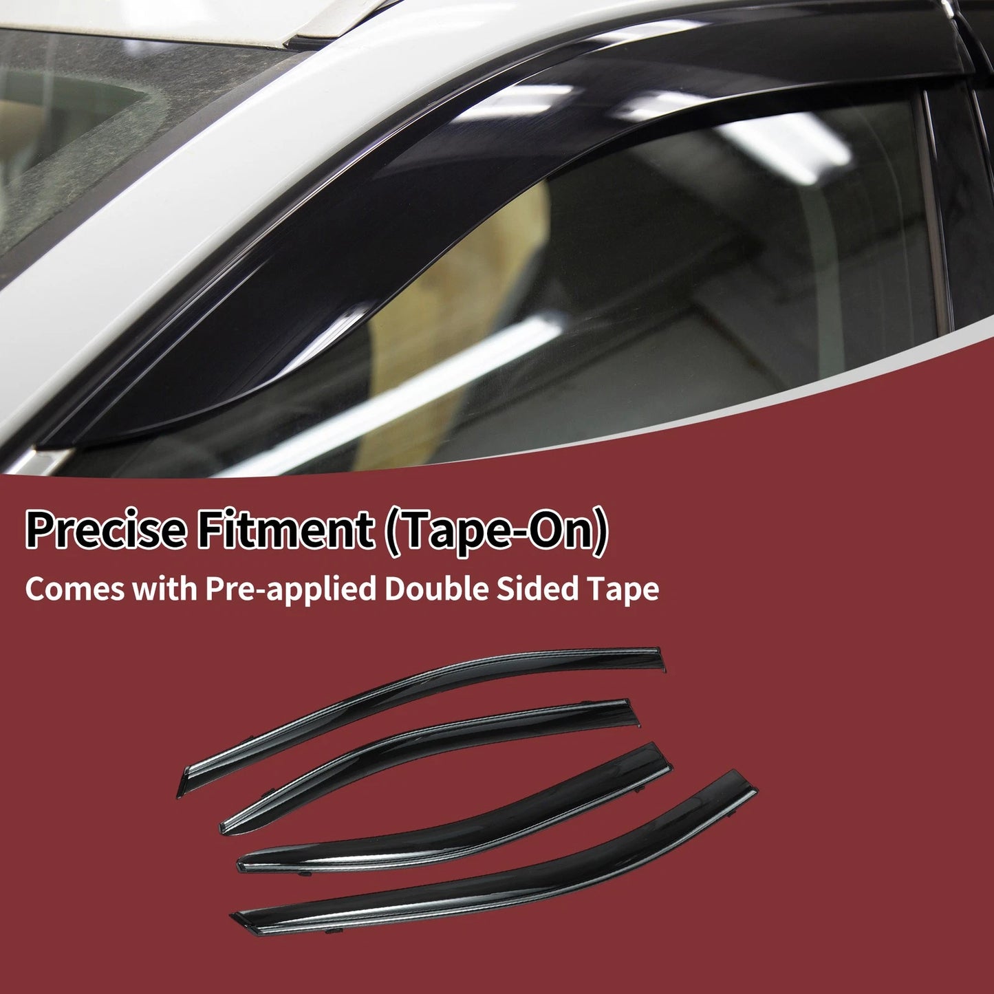 Window Deflectors for Toyota Corolla Sedan 20-24 Vent Visors (2020–2024)