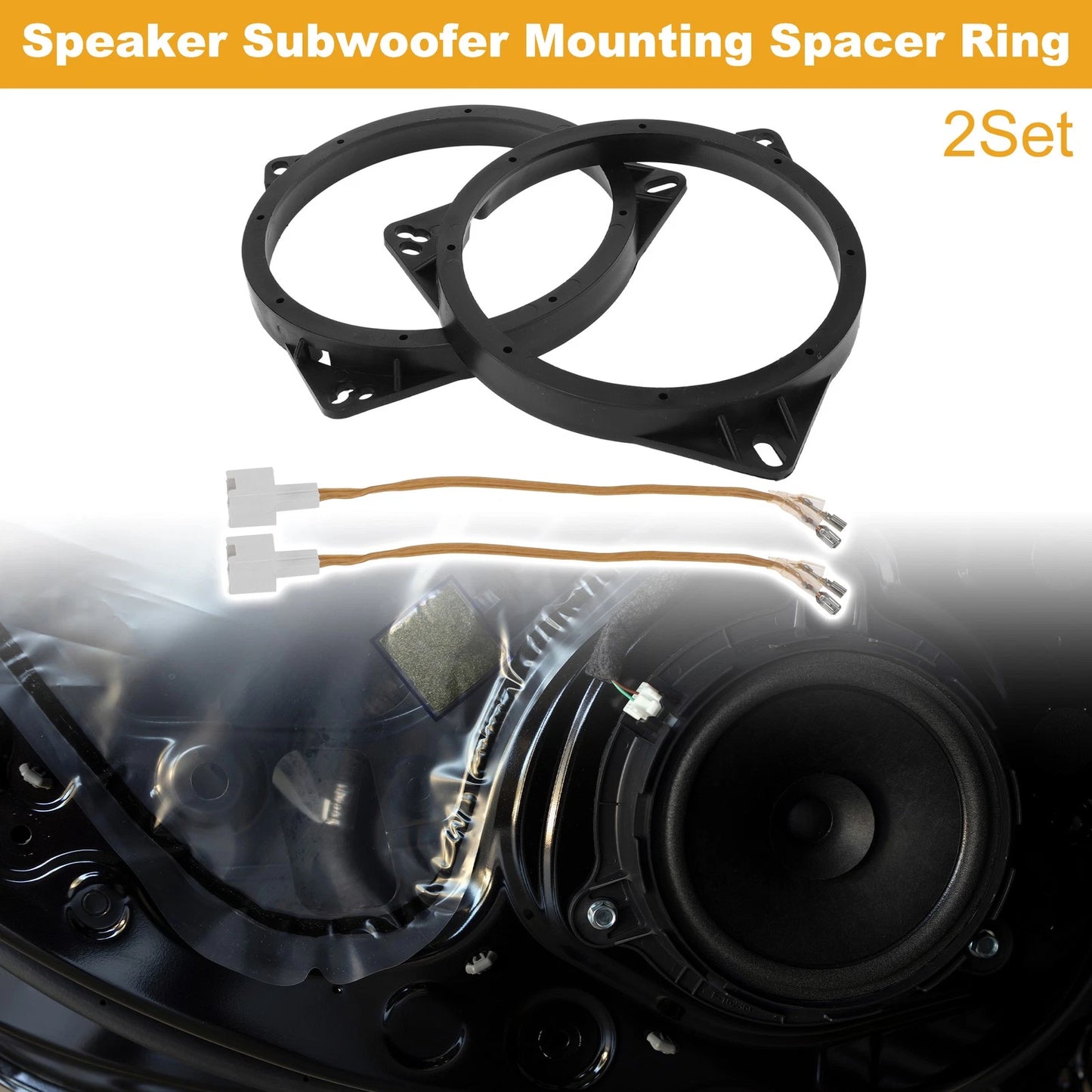 Speaker Spacer Ring Adapter for Nissan Qashqai (2)