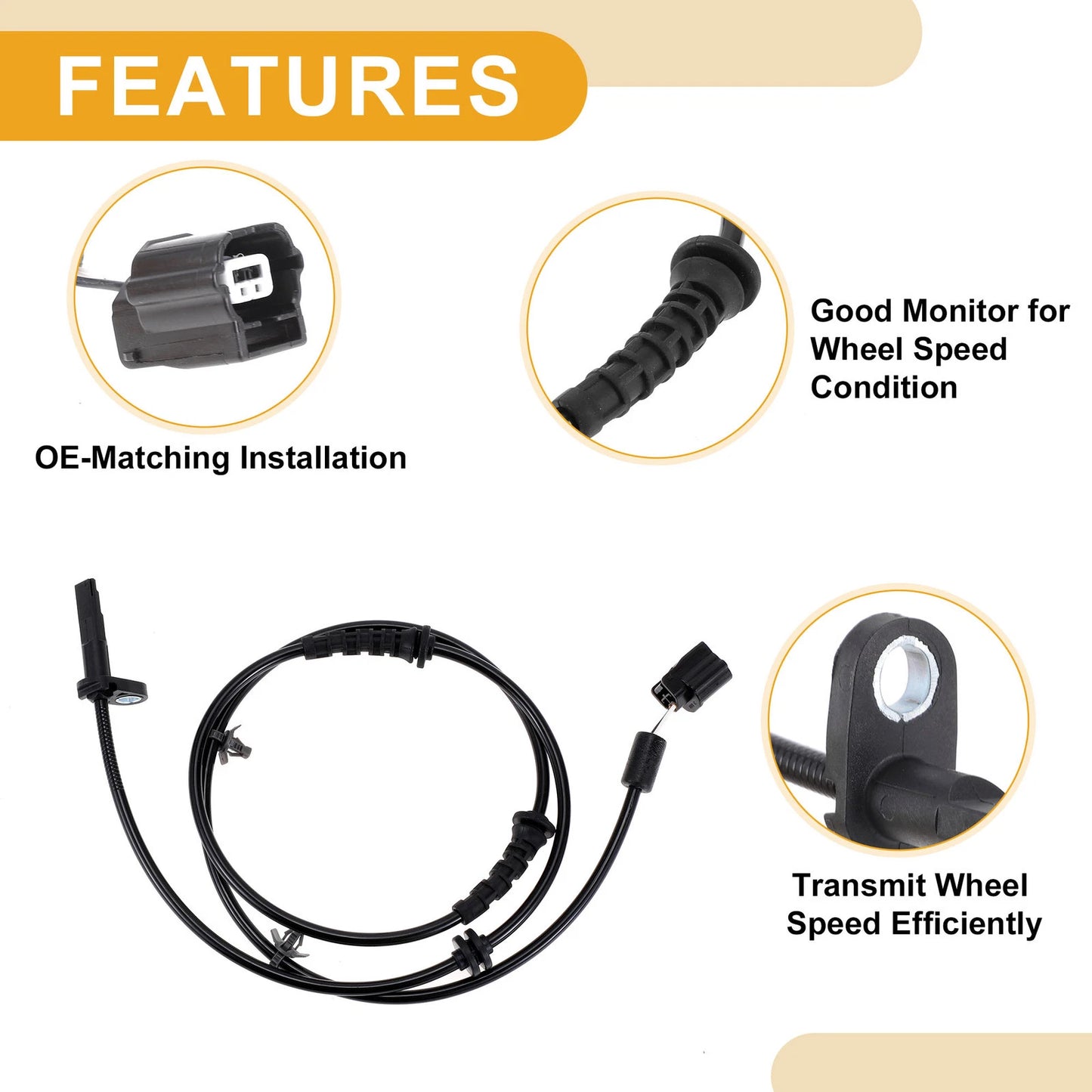 ABS Wheel Speed Sensor for Nissan NV200 (2010-2023)