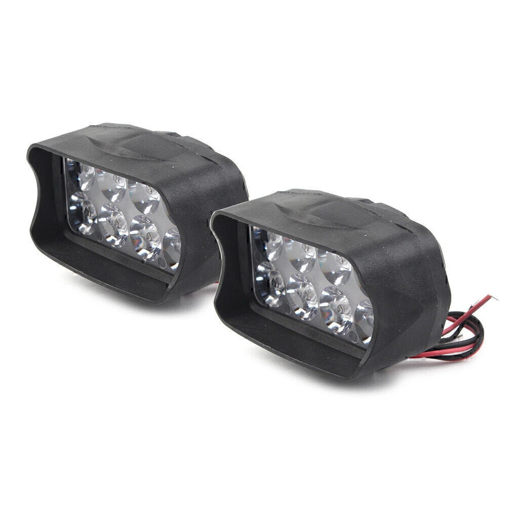 Motorcycle Front Headlight Fog Lights 8-LED for UTV ATV