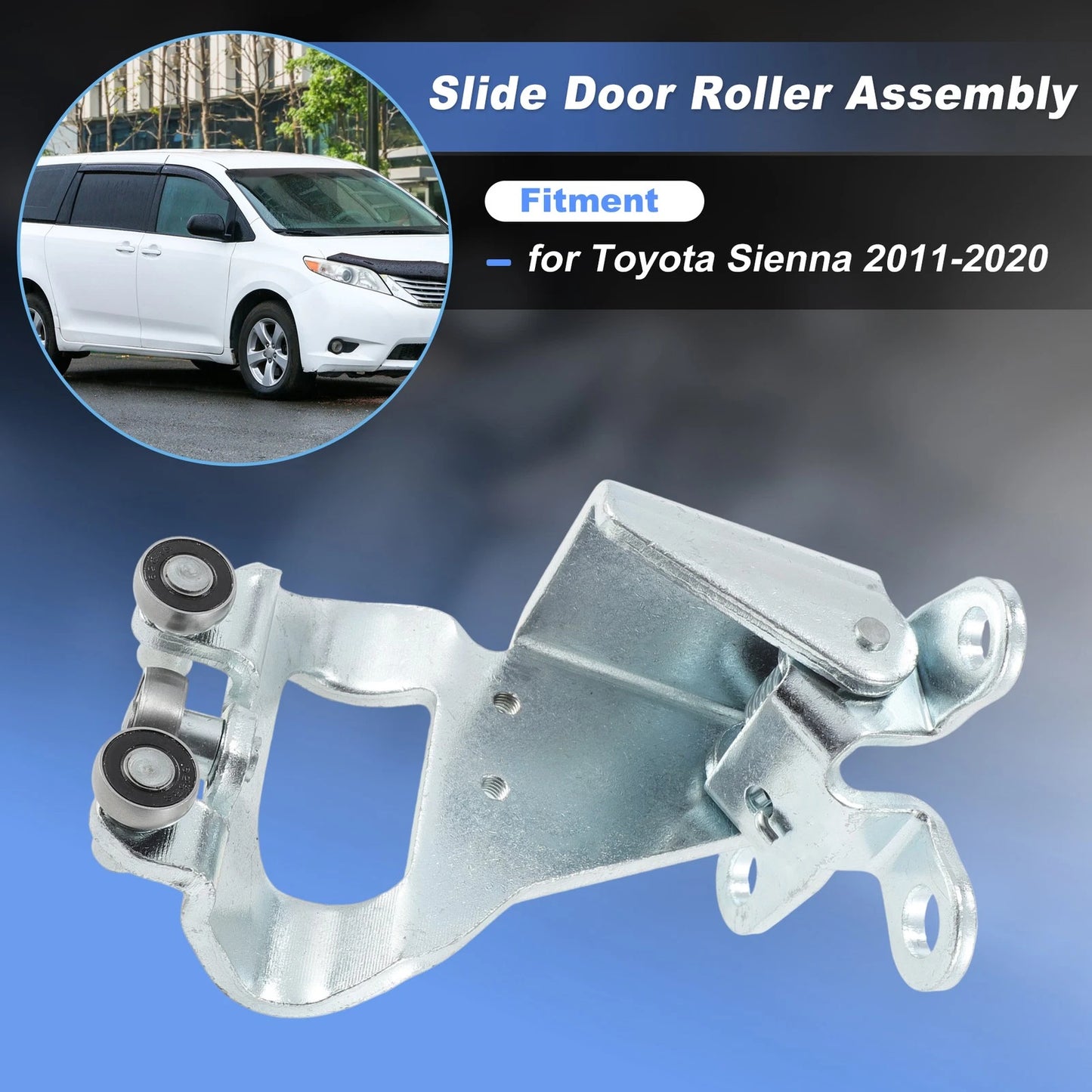 Sliding Door Roller Middle Center Bracket for Toyota Sienna (2011–2020)