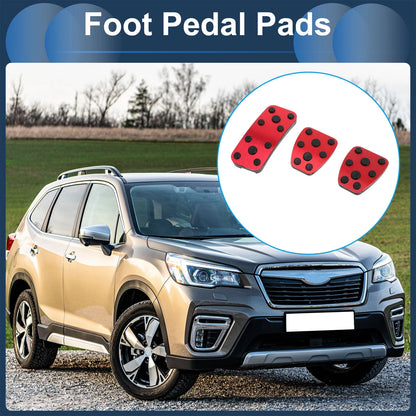 3 Pcs Foot Accelerator Pedal Covers for Subaru Forester (2006-2018)