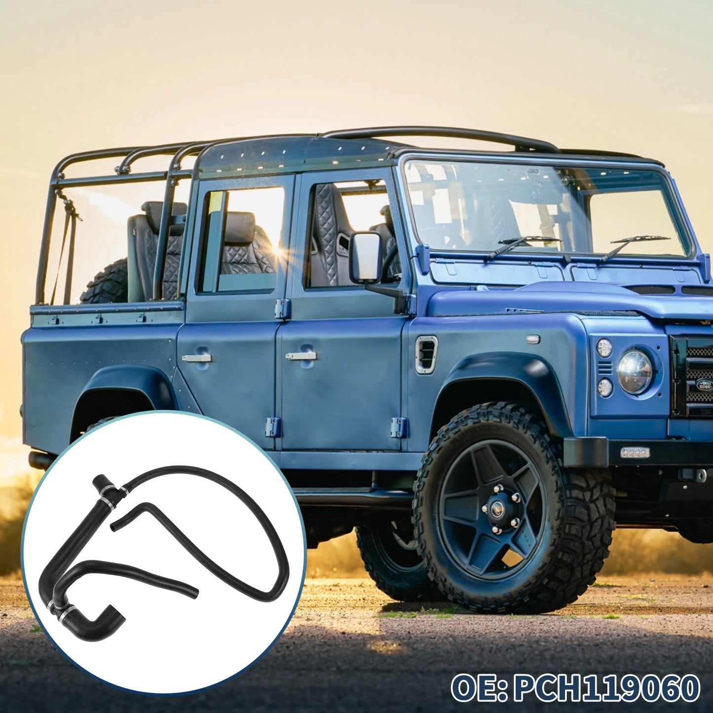 Radiator Hose for Land Rover Defender 300TDi (1994-1998)