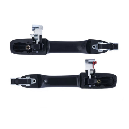 Outer Door Handle Set of 2 for Honda CR-V RD (2001-2006) Black Rear Left & Right