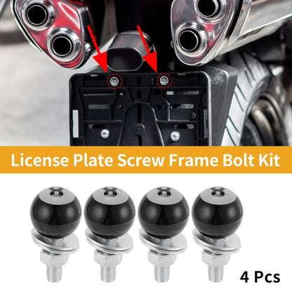 License Plate Screws Cover 40mm for Universal Motorcycle M6