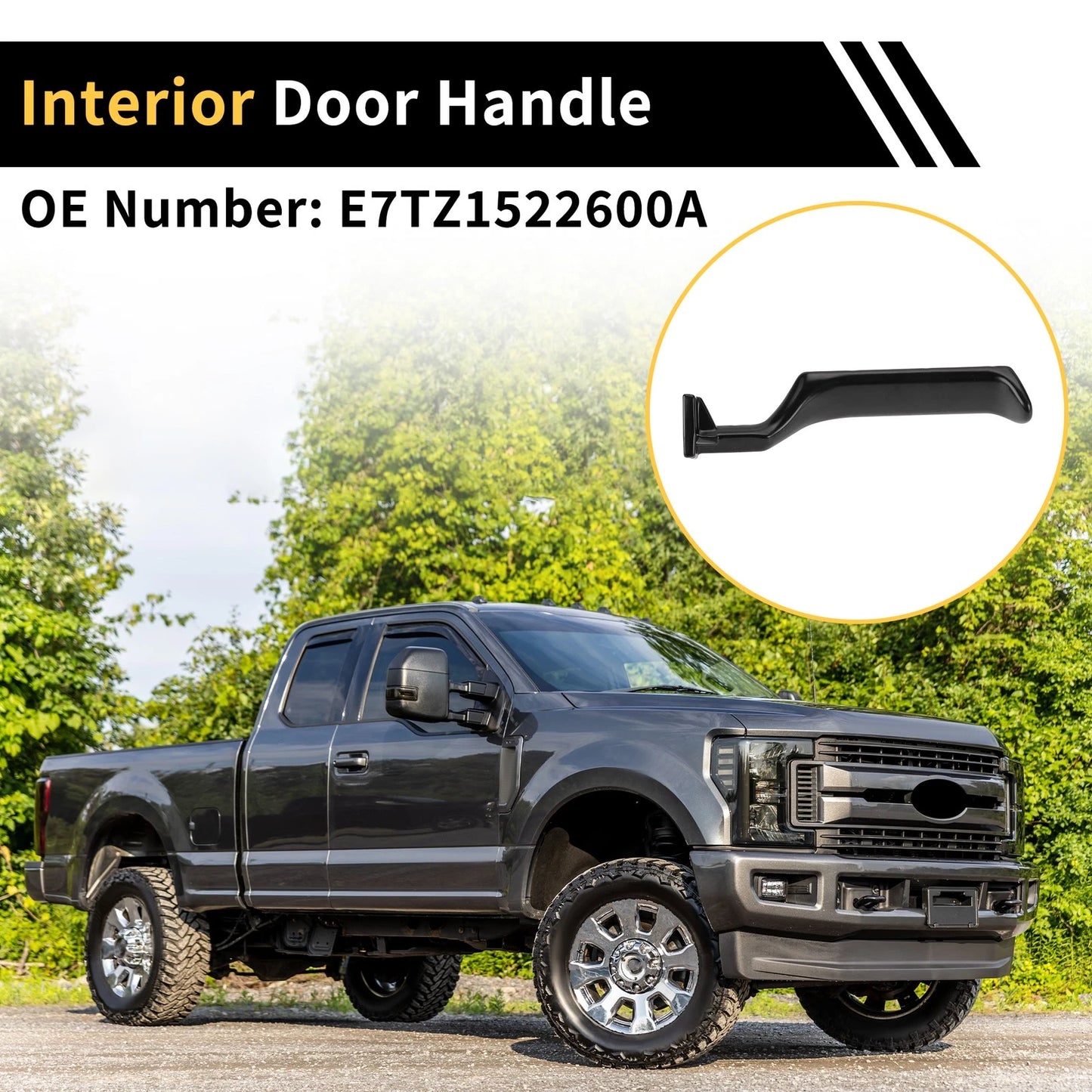 Front Right Interior Door Handle for Ford F-250 HD (1997)