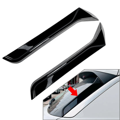 Glossy Black Rear Window Side Spoiler for VW T-ROC (2017-2024)