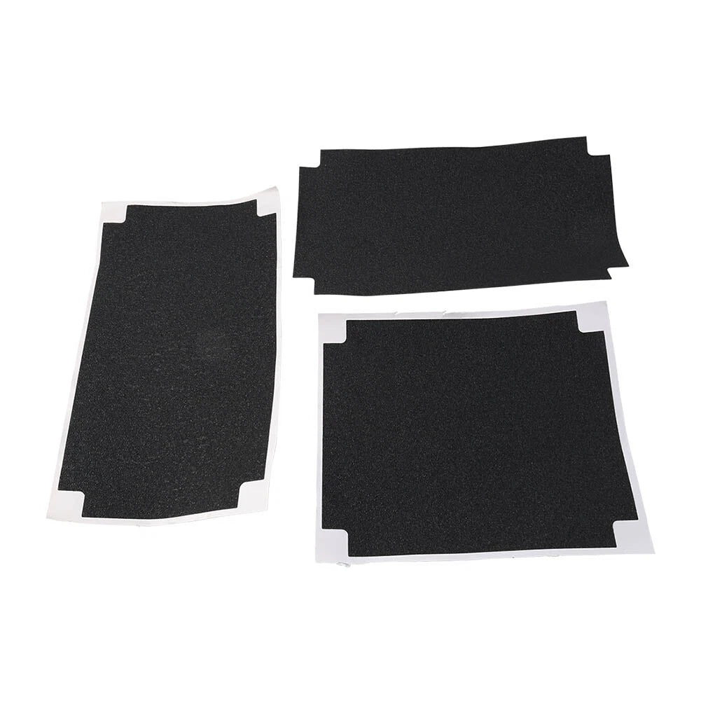 3 x PVC Leather Side Top Rear Case Pad Covers for BMW R1200GS R1250GS (2013-2023)