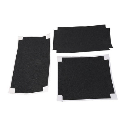 3 x PVC Leather Side Top Rear Case Pad Covers for BMW R1200GS R1250GS (2013-2023)