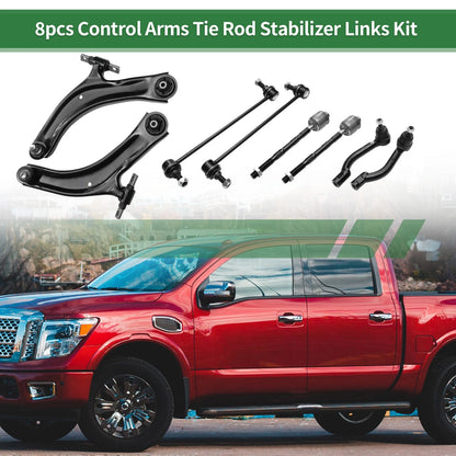 8pcs Front Suspension Control Arm Kit for Nissan Rogue (2014-2015)