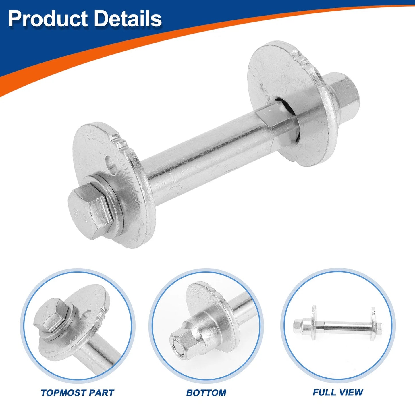 Camber Alignment Bolt for Toyota Tacoma 1996-2004 (2 x Nuts)