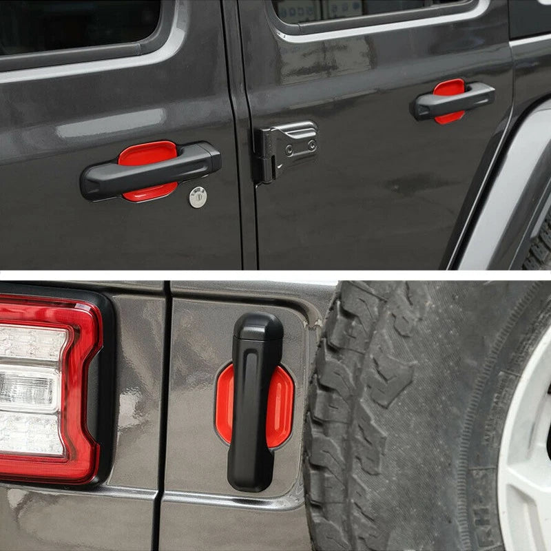 Door Handle Shell Trims for Jeep Wrangler JL & Gladiator JT (2018-2023)