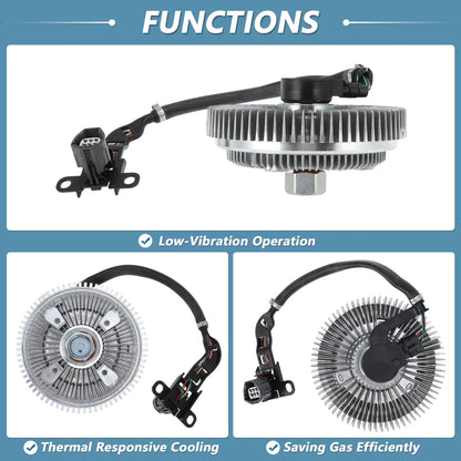 Cooling Fan Clutch for Dodge Ram 2500 3500 6.7L (2011-2013)