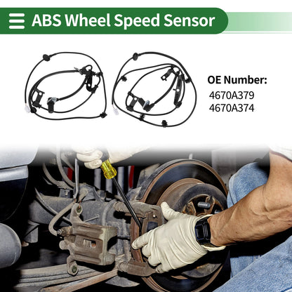 ABS Wheel Speed Sensor Set for Mitsubishi Galant (2004-2012)