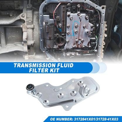 Transmission Fluid Filter Oil Pan for Nissan (2000-2006)