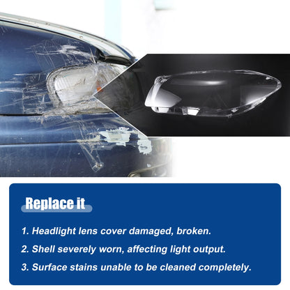 Clear Lens Shell Cover for BMW 5 Series 525i (2001-2003)