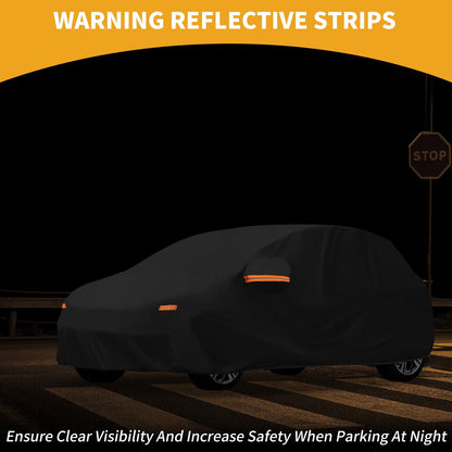 Waterproof Car Cover for Peugeot 208 Black (190T-PU) (2012-2023)