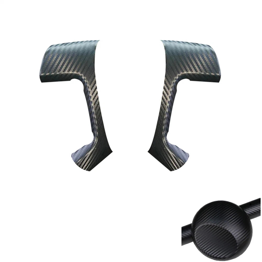 Carbon Fiber Steering Wheel Spoke Overlay Decal for Silverado Tahoe (2007-2013)