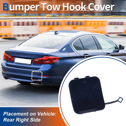 Rear Tow Hook Cover for BMW 530i 540i Tanzanite Blue